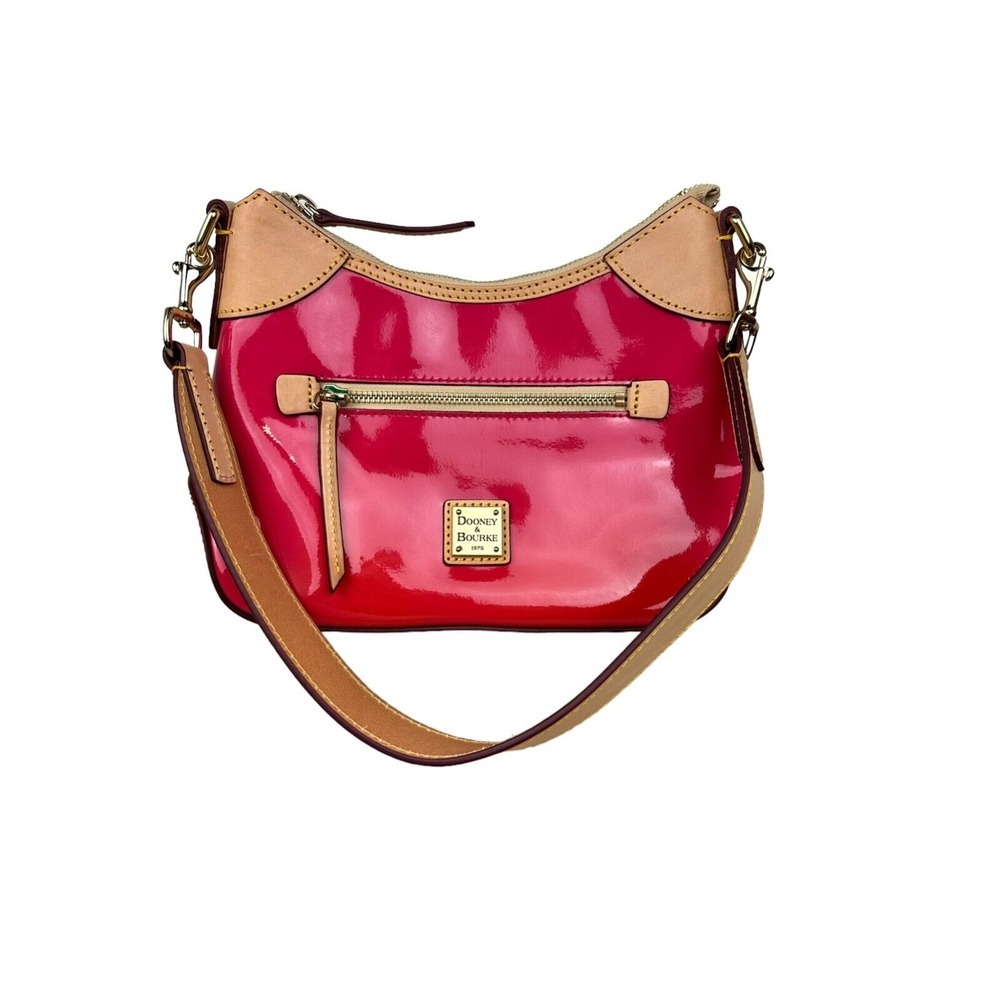 Dooney & Bourke‎ Pink Patent Leather Small Hobo Bag